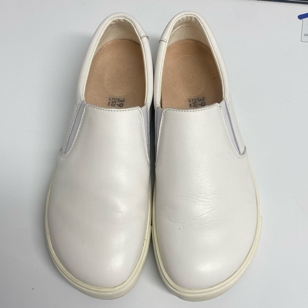 Birkenstock White Mules Comfortable Slip-On Clogs